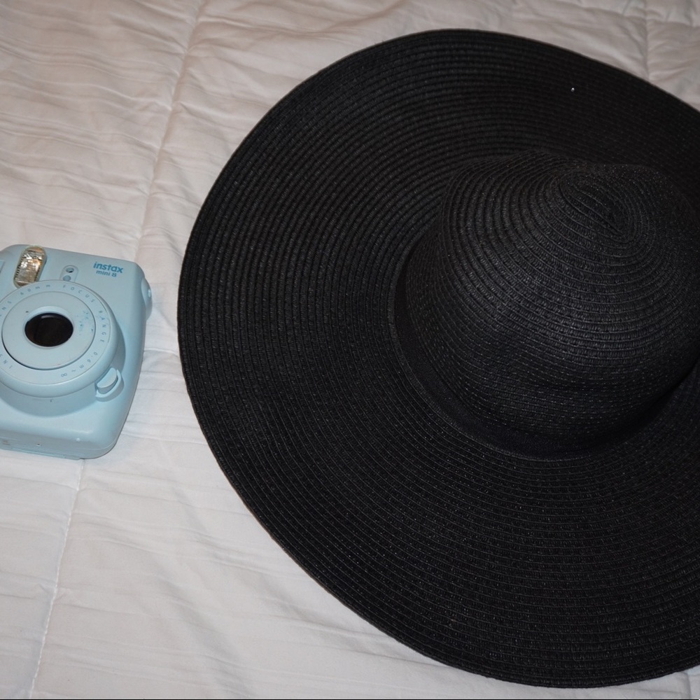 Black Floppy Hat